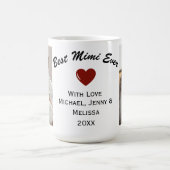 Meilleure Mug À Café Grand-Parent À Deux Photos (Centre)