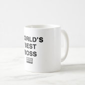 Meilleure Mug Boss du monde (Devant droit)