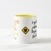 Meilleure Mug Boss du monde | Nom personnalisé dev (Centre)