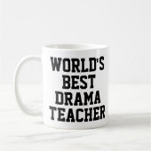 Meilleure Mug Cadeau de l'enseignant de théâtre au (Gauche)