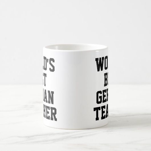Meilleure Mug Cadeau Enseignant PE au monde (Centre)