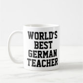 Meilleure Mug Cadeau Enseignant PE au monde (Gauche)
