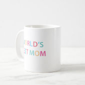Meilleure Mug colorée maman du monde (Devant gauche)