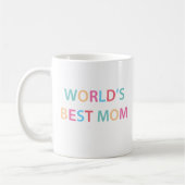 Meilleure Mug colorée maman du monde (Gauche)