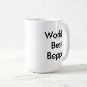 Meilleure Mug de Beppe au monde - Mug du drapeau f (Devant droit)