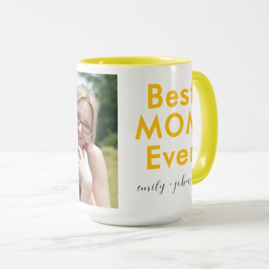 Meilleure Mug de café MOM Ever - Cadeau Maman des (Devant droit)
