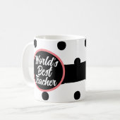 Meilleure Mug de professeur dans le monde (Devant gauche)