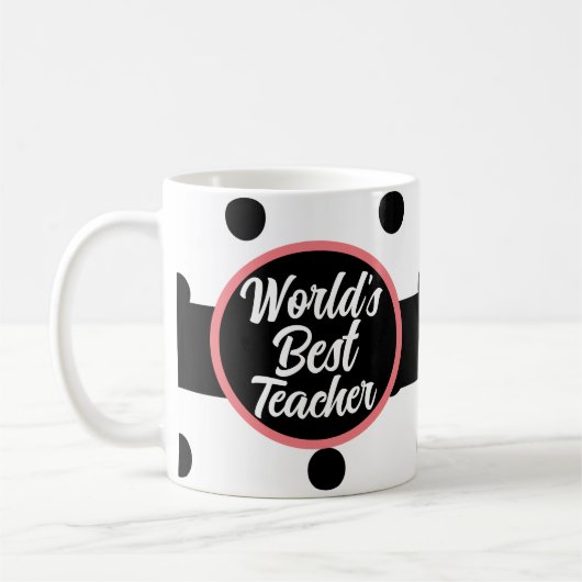 Meilleure Mug de professeur dans le monde (Gauche)