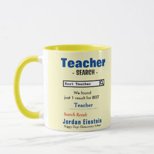 Meilleure Mug d'enseignant sur mesure drôle