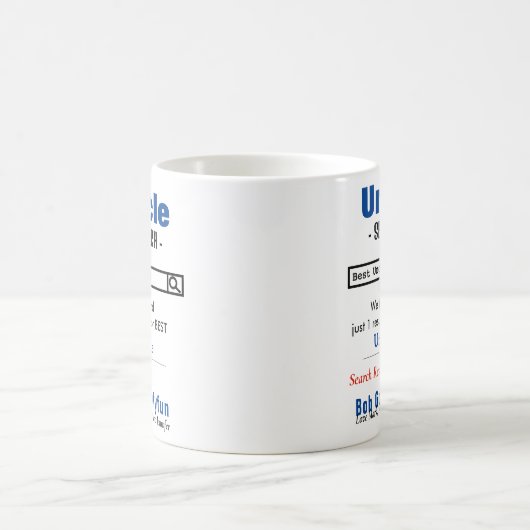 Meilleure Mug d'oncle sur mesure drôle (Centre)