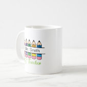 Meilleure Mug Enseignant Cadeau Personnalisé Pour  (Devant gauche)