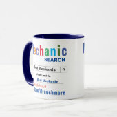 Meilleure Mug mécanique sur mesure amusante (Devant gauche)