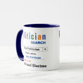 Meilleure Mug Politicienne Personnalisée Drôle (Devant gauche)
