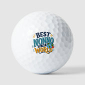 Meilleure Nonno du Monde Balle de Golf (Recto)