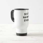 Meilleure Nounou DÉJÀ Mug de Voyage (Devant gauche)