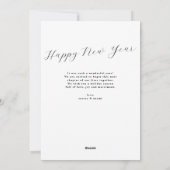 Meilleure nouvelle année jamais moderne Type Carte (Dos)