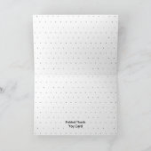 Meilleure Personnaliser Logo Texte plié Merci Cart (Intérieur)