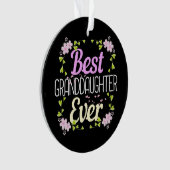 Meilleure petite fille jamais - Floral (devant)