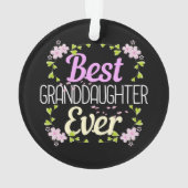 Meilleure petite fille jamais - Floral (dos)