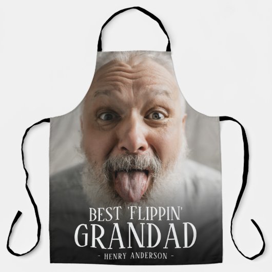 Meilleure photo de 'Flippin' Papy | Tablier avec n (Recto)