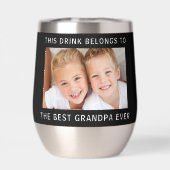 Meilleure photo personnalisée jamais grand-père No (Arrière)