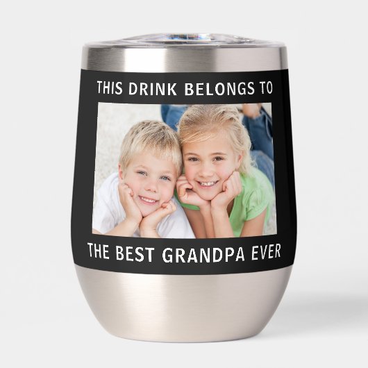 Meilleure photo personnalisée jamais grand-père No (Avant)