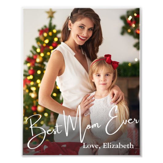 Meilleure photo personnalisée jamais vue par maman (Devant)