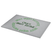 Meilleure planche à découper en verre gris pour mè (Coin)