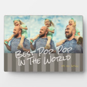 Meilleure Pop Pop Dans Le Monde Plaque Photo (Devant)