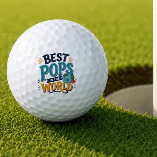 Meilleure Pops dans le Monde Balle de Golf