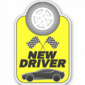 Meilleure prudence Nouveau Sticker de conducteur p (Devant)