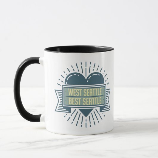 Meilleure Seattle tasse occidentale de Seattle (Gauche)