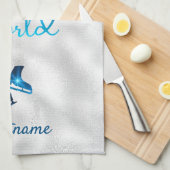 Meilleure sensation - Serviette de patinage bleu s (Quart Plié)