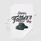 Meilleure serviette de golf Happy Fête des pères L (En situation)