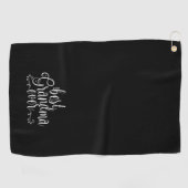 Meilleure serviette de golf noire pour grand-mère (Horizontal)