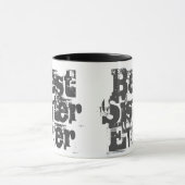 Meilleure Soeur Jamais - Mug à café à deux tons fr (Centre)