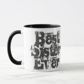 Meilleure Soeur Jamais - Mug à café à deux tons fr (Gauche)