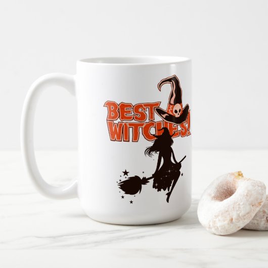 Meilleure sorcière Halloween Mug cadeau (Avec donut)