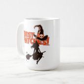 Meilleure sorcière Halloween Mug cadeau (Devant gauche)