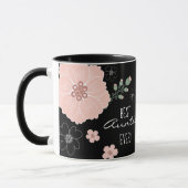 Meilleure Tante Jamais Mug Florale (Gauche)