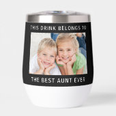 Meilleure tante jamais photo noir (Avant)