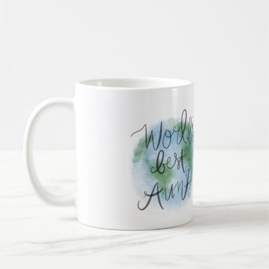 Meilleure tante Mug du monde (Gauche)