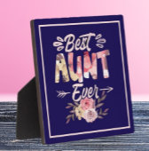 Meilleure tante ! Plaque cadeau spéciale pour tant