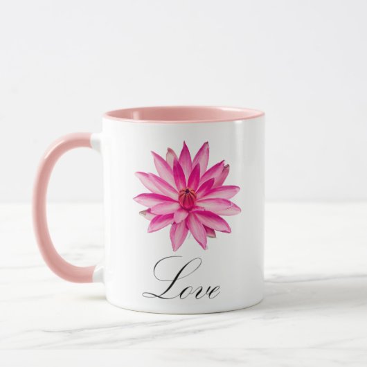 Meilleure tasse d'amour de lotus (Gauche)