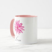 Meilleure tasse d'amour de lotus (Devant gauche)