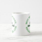 Meilleure tasse de café mère irlandaise 2 côtés (Centre)