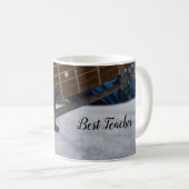 Meilleure tasse de café pour professeur de guitare (Devant droit)