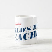Meilleure tasse de maître dans le monde | Nom pers (Centre)