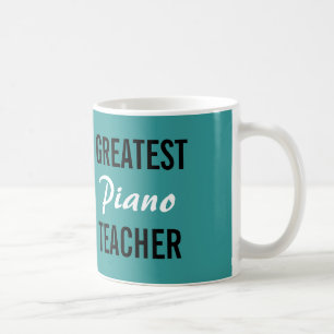 Meilleure tasse de professeur de piano