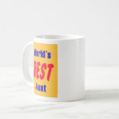 Meilleure tasse de tante au monde (Devant gauche)
